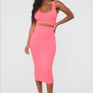 Two piece skirt outfit